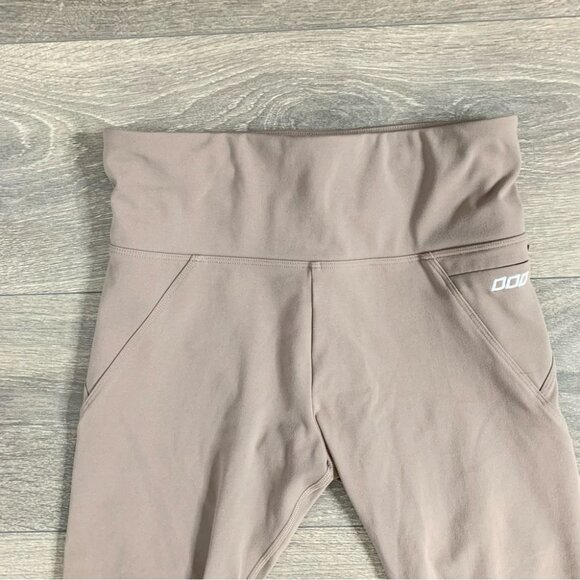 Lorna Jane 7/8 Length Capri Legging High rise Cropped Beige Brown Taupe Small - Picture 3 of 10